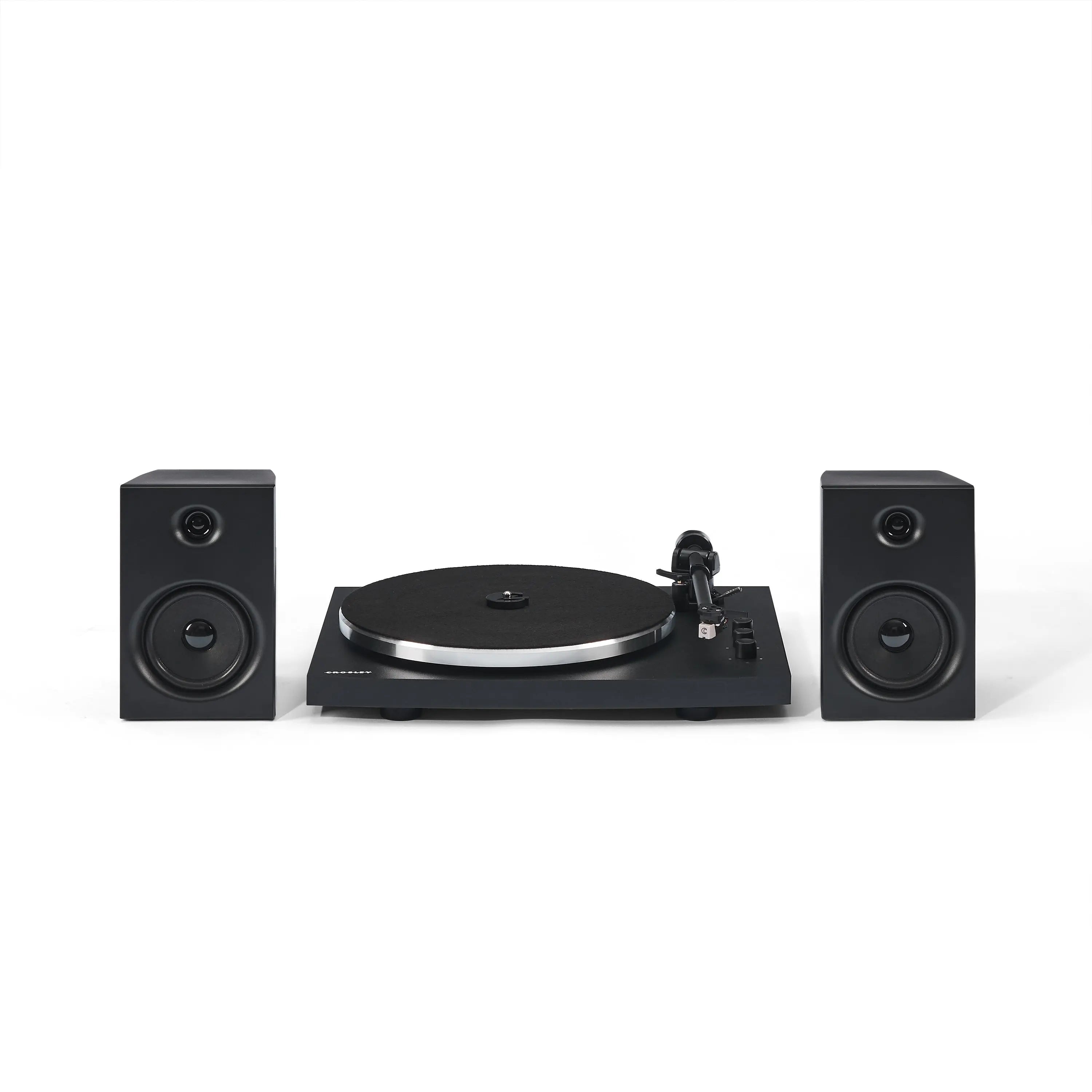 Crosley T150C-WH Modern 2-Speed Bluetooth Turntable System with