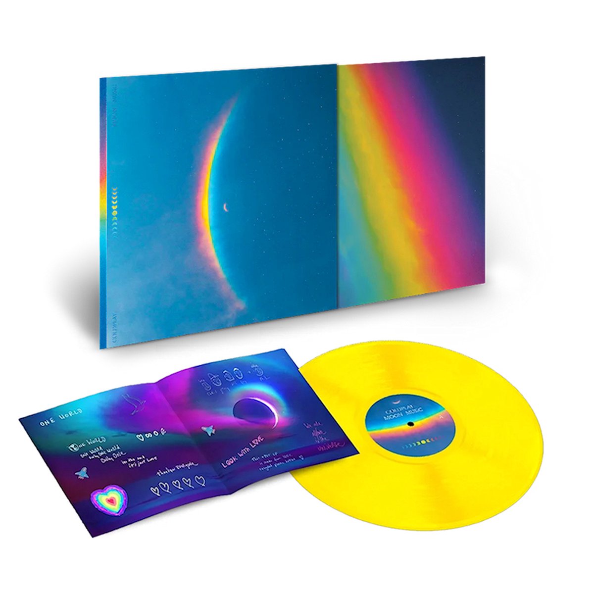 Coldplay -  Moon Music Special edition Yellow vinyl Crosley Radio Europe