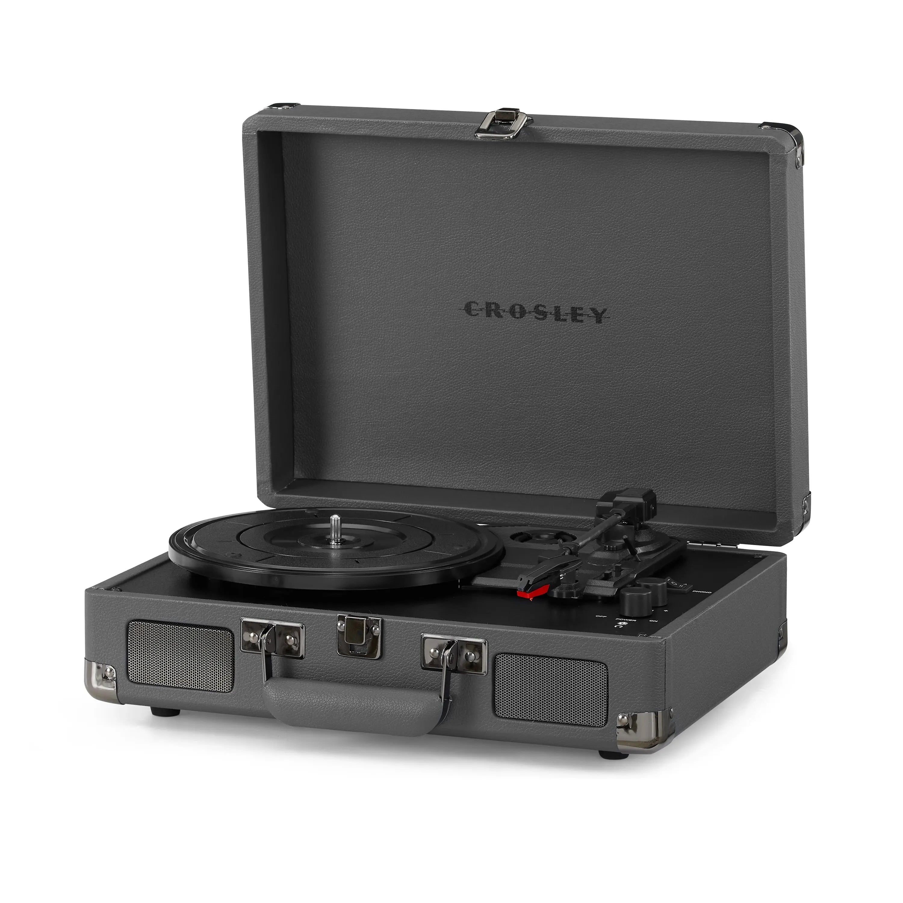 Cruiser Plus 2-way Bluetooth record player - CR8005F-SG | Slate